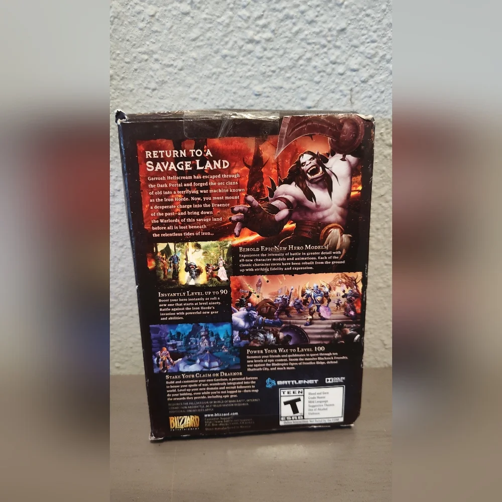 Blizzard World of Warcraft Cataclysm Big Box Windows Edition With Cds